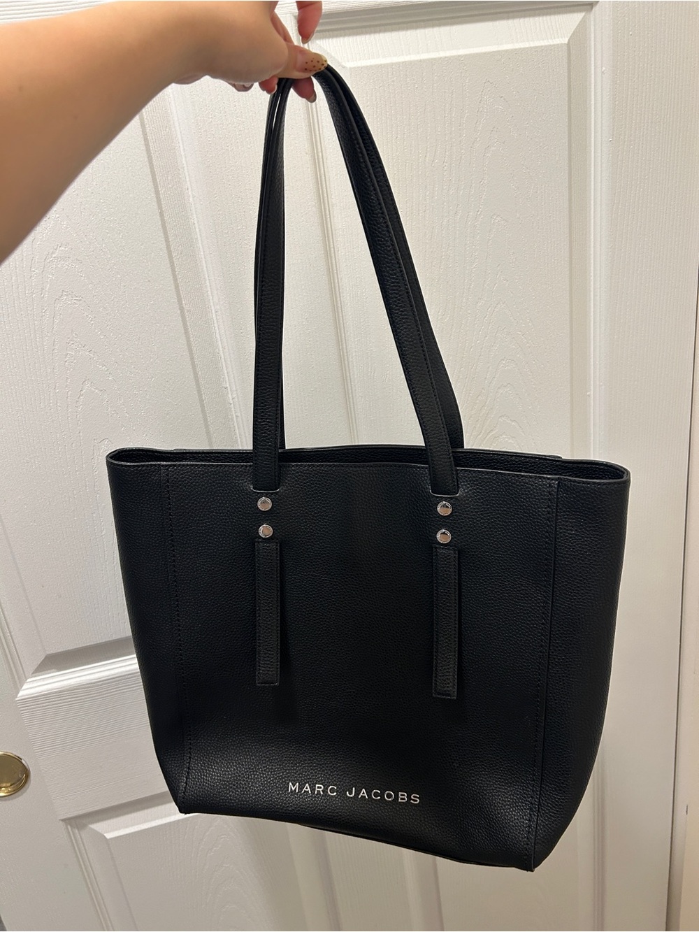Marc Jacobs Black Pebbled Leather Tote